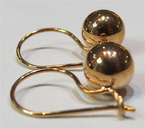 Maybe you would like to learn more about one of these? Euro Ball Earrings 9ct Rose Gold 8mm - D M Jewellery ...