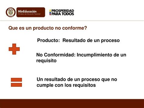Ppt Producto No Conforme Powerpoint Presentation Free Download Id