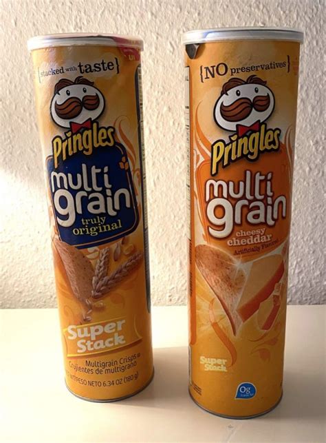 Pringles Multigrain Original Super Stackmultigrain Cheesy