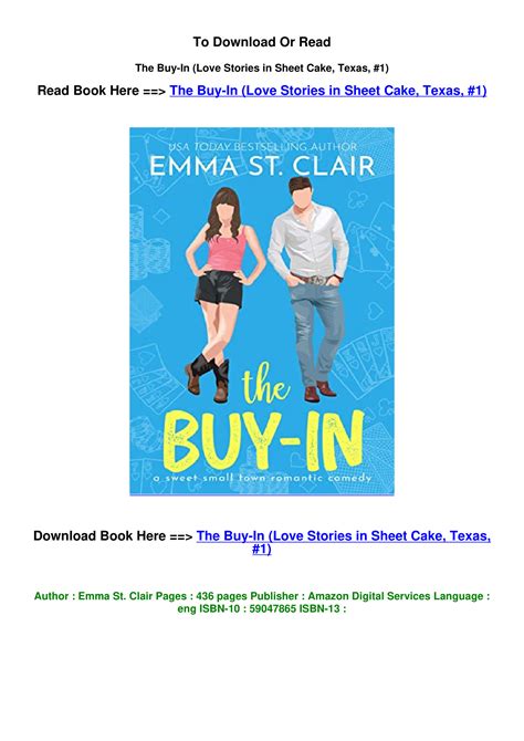 download pdf the buy in love stories in sheet cake texas 1 by emma st pdf docdroid