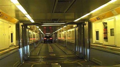 Driving Onto The Channel Tunnel Train Youtube