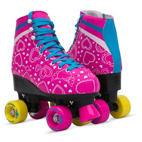 Quad Roller Skates For Girls And Women Size 45 Women Pink And Blue