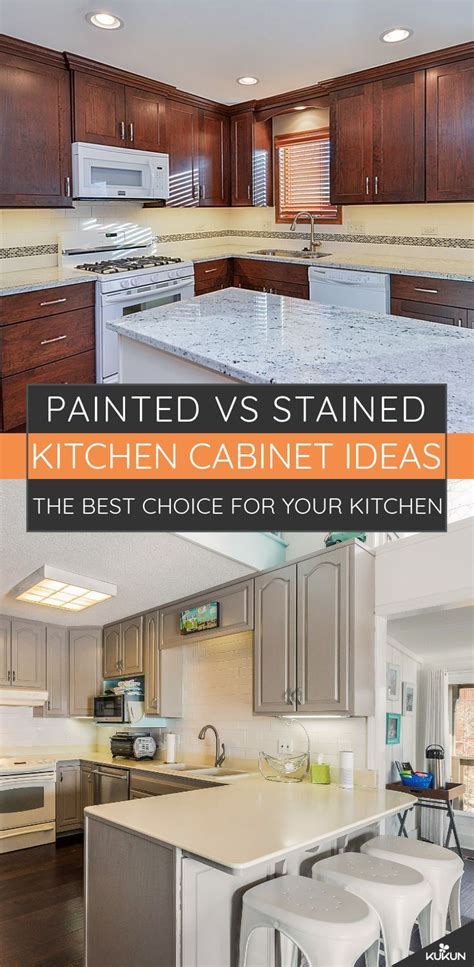 Painted Vs Stained Kitchen Cabinets Best Options For Your Kitchen