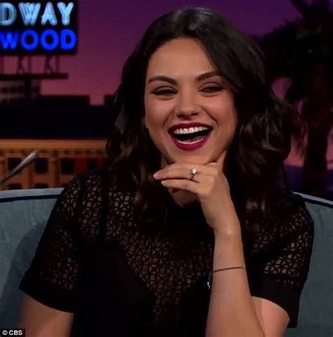 Mila Kunis Admits She And Ashton Kutcher Are Married On Cordens The