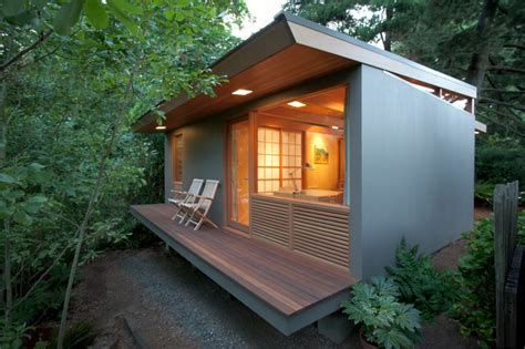 Small Remote Guest Housestudio Contemporary Deck Portland By