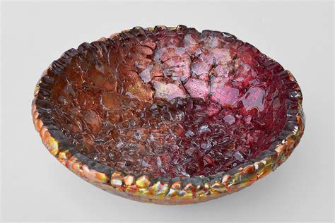 Fire Bowl By Mira Woodworth Art Glass Bowl Artful Home