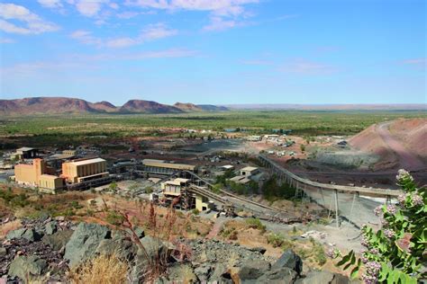 View Over The Now Closed Argyle Diamond Mine In The Australian Mining