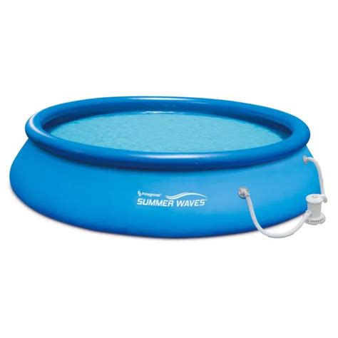 Summer Waves 15ft X 36in Quick Set Inflatable Above Ground Pool And Pumpopen Box 8600 Picclick