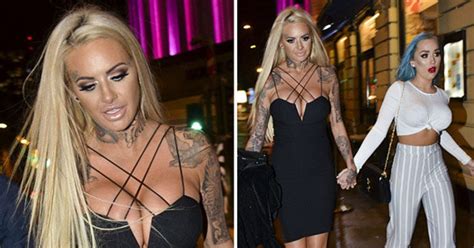 Fit To Burst Jemma Lucy S Boobs Look Ready To Escape From Skintight Dress Daily Star