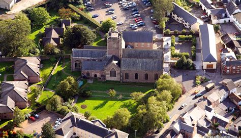 Priory Church Of St Mary Abergavenny Aerial Photo Aerial Photographs