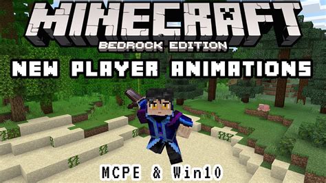Minecraft Mcpe And Bedrock New Player Animation Mod Addon Download