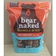 Bear Naked Granola Bites Dark Chocolate Sea Salt Calories Nutrition