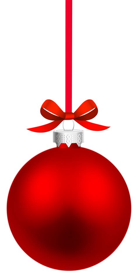 Red Christmas Ornaments Png Pic Png Mart