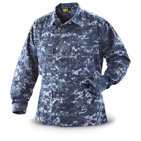 Hq Issue Bdu Shirt Us Navy Digital Camo 230728 Shirts At