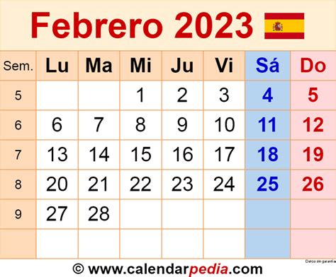 Calendario Febrero 2023 Para Imprimir Get Calendar 2023 Update Porn