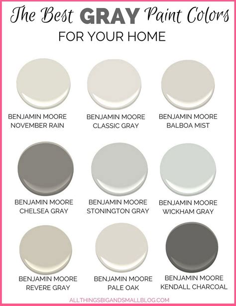 Gray Paint Colors For Your Home Best Benjamin Moore Gray Paint