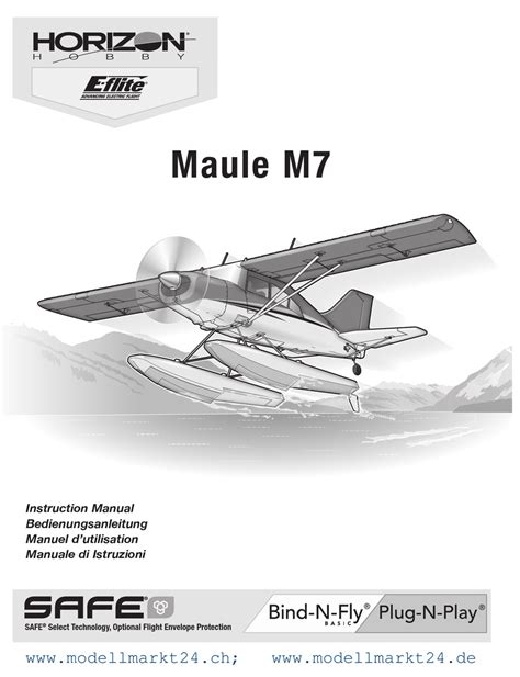 Horizon Hobby Maule M7 Instruction Manual Pdf Download Manualslib