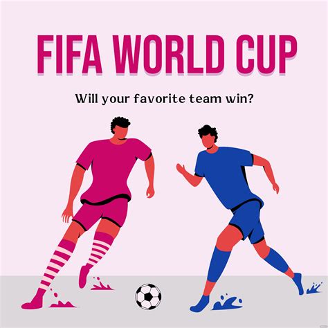 Fifa World Cup Instagram Post Template In Eps Illustrator  Png