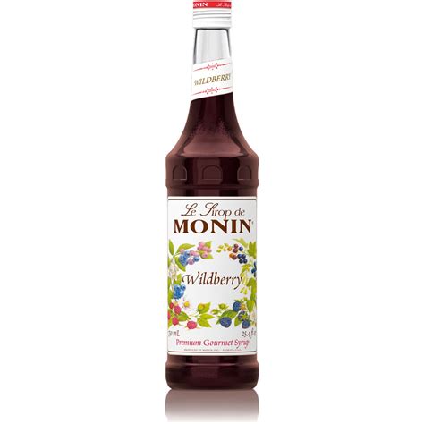 Monin Wildberry Syrup 1 Liter Bottles