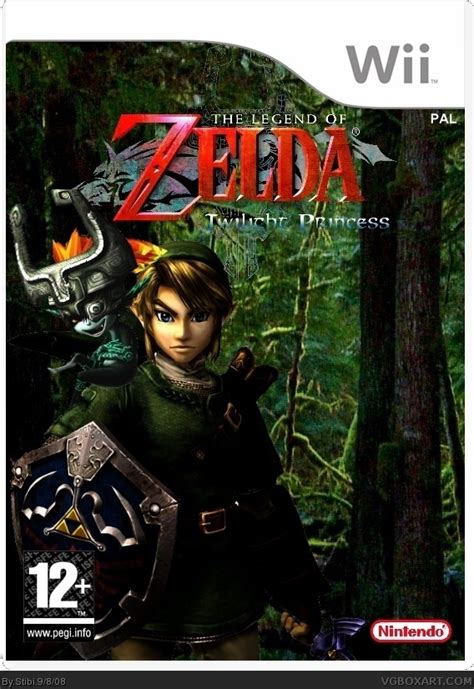 The Legend Of Zelda Twilight Princess Wii Box Art Cover By Stibi