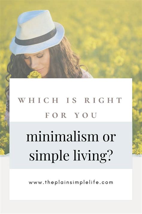 The Difference Between Minimalism And Simplicity Theplainsimplelife
