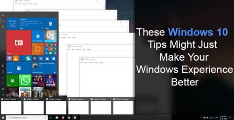 15 Most Useful Windows 10 Tips And Tricks Infographics