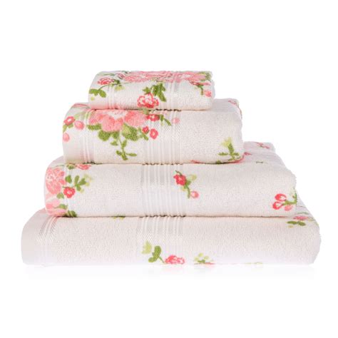 Rose Floral Printed 100 Cotton Face Hand Bath Towel Bath Sheet