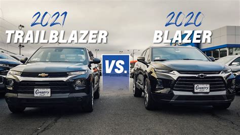 The Chevrolet Trailblazer Vs Blazer Comparison Youtube