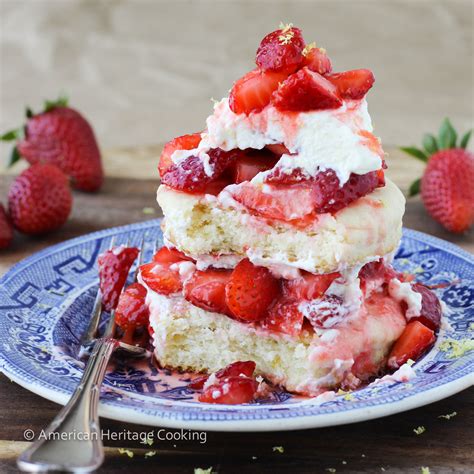 Easy Lemon Strawberry Shortcake For Two Chef Lindsey Farr