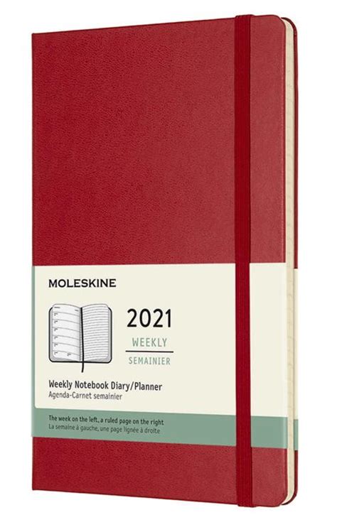 moleskine 2021 weekly notebook diary planner 8053853606457 blackwell s