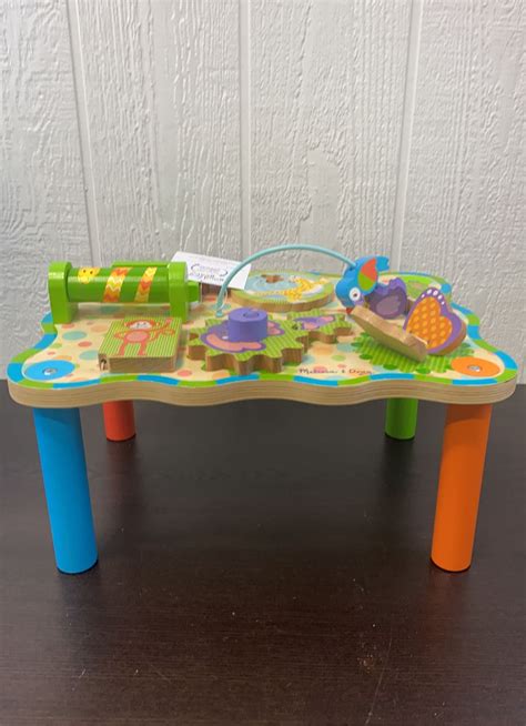 Melissa And Doug Jungle Wooden Activity Table