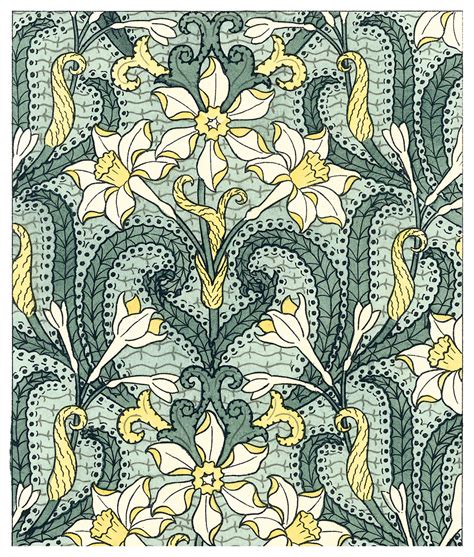 Art Nouveau Pattern For Wedding Invitations Иллюстрации