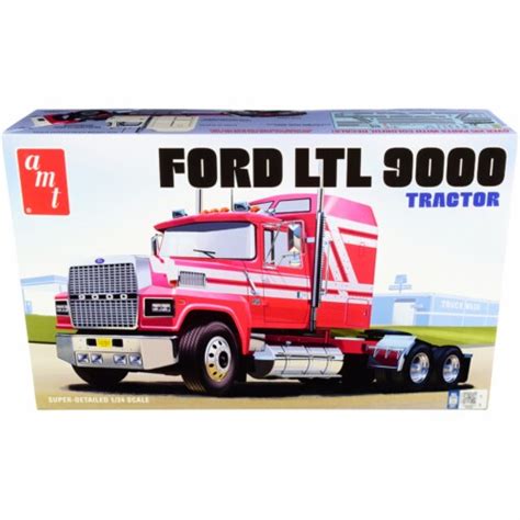 Skill 3 Model Kit Ford Ltl 9000 Semi Tractor 124 Scale Model By Amt 1