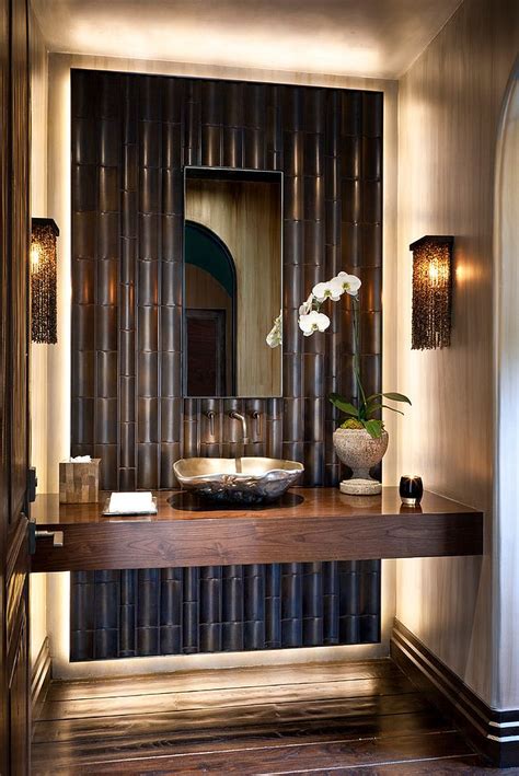 Hot Summer Trend 25 Dashing Powder Rooms With Tropical Flair