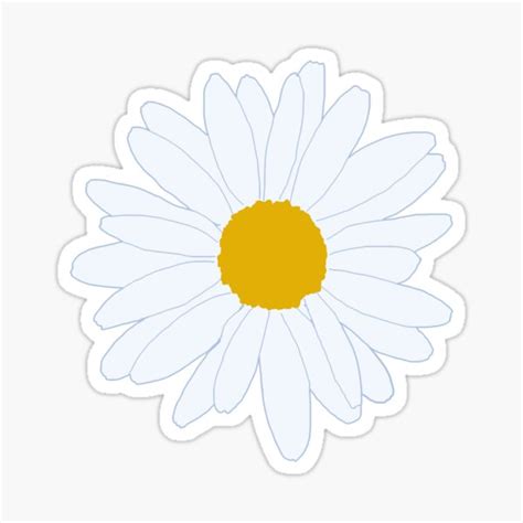 Daisies Sticker By Auohx Redbubble