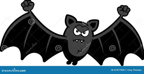 Cartoon Angry Bat Stock Vector Illustration Of Frown 47477920