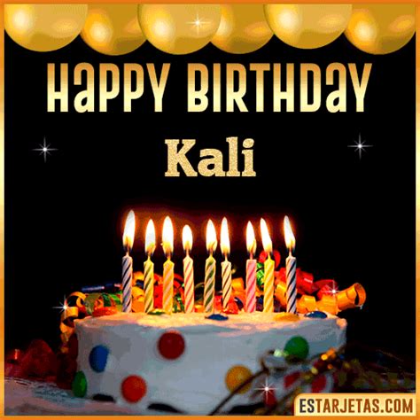 Feliz Cumpleaños Kali Imágenes  Tarjetas Y Mensajes