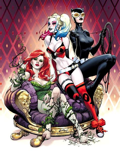 Xxx The Gotham City Sirens Poison Ivy Harley Quinn And
