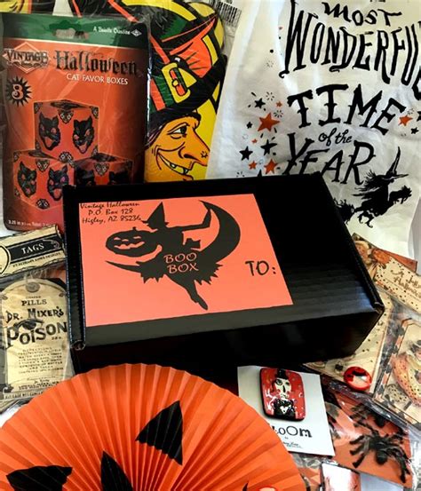 Vintage Halloween Offering Boo Box Monthly Subscription