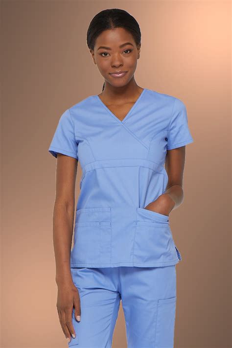 Download Dickies EDS Signature Women's Mock Wrap Scrub Top 85820 ...