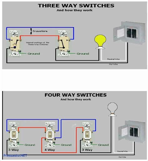 4 Way Switch Wiring Diagram Light