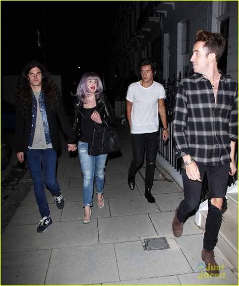 Harry Styles Hangs Out With Kelly Osbourne After House Of Holland Show