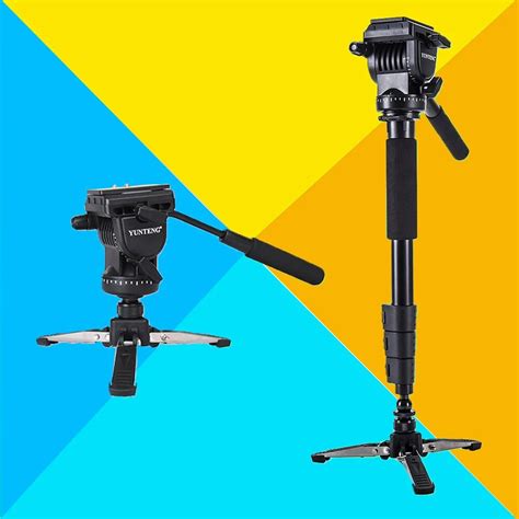 Yunteng Vct 588 Photography Monopod With Fluid Pan Head Quick Release