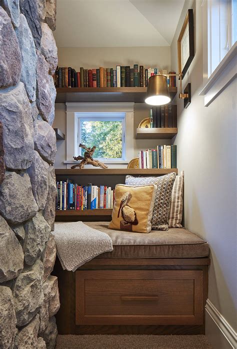 Small Contemporary Home Library Ideas Filled With Color And Creativity