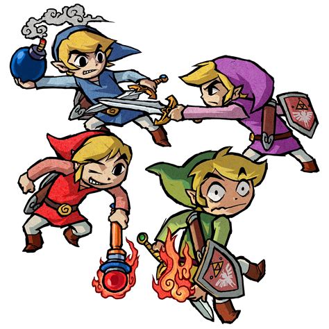 The Legend Of Zelda Four Swords Adventures Artwork Screenshot