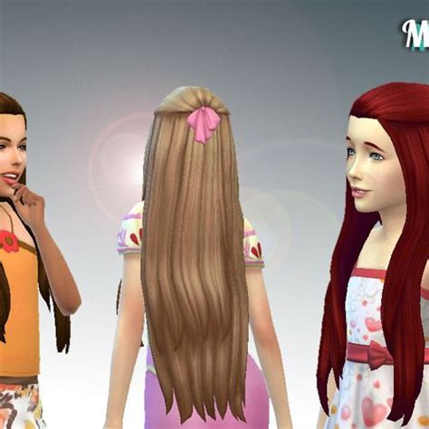 My Stuff — Pure Hair Version 2 Bow For Girls My Stuff Sims Hair