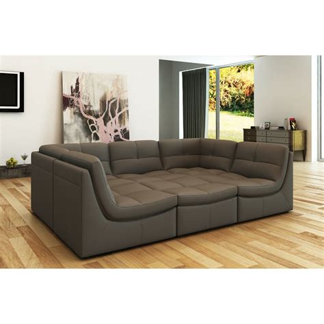 The sectional elements of this can be used freely and apart from one another. Hokku Designs Monaco Modular Sectional & Reviews | Wayfair
