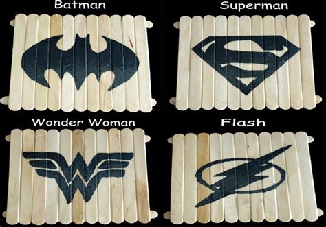 How To Make Superhero Coasters Batman And Superman Batman Superman