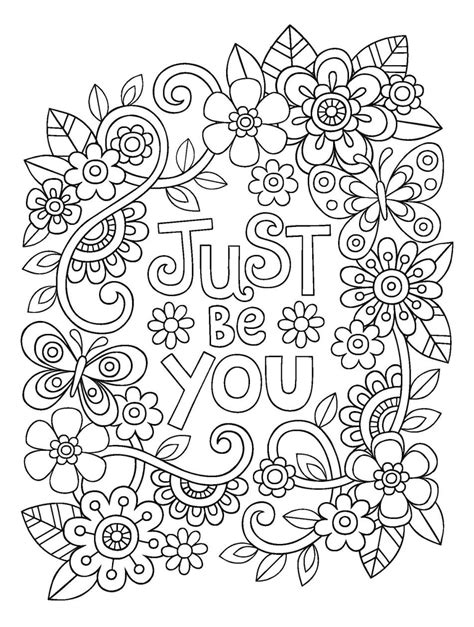 20 Free Printable Inspirational Coloring Pages