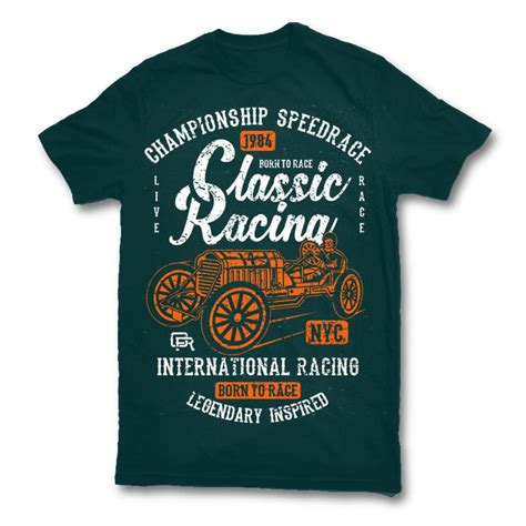 Welcome to our racing shirt graphics designers wall, new releases and news blog. Classic Racing t shirt design - Buy t-shirt designs